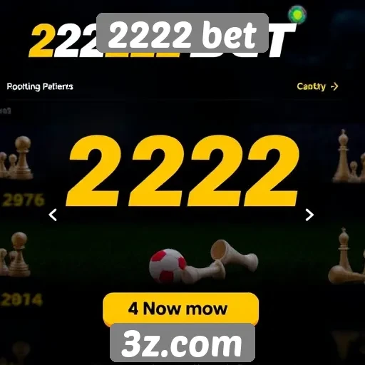 Ofertas e promoções disponíveis na 2222 bet